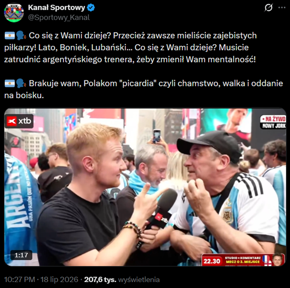 HIT! Kibic z Argentyny WYJAŚNIA PROBLEMY reprezentacji Polski!